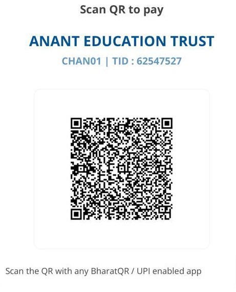 QR Scanner pf Anant Education Trust